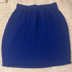 St. John Royal Blue Pencil Skirt
